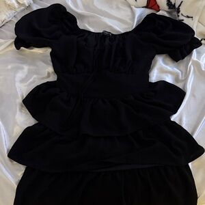 Arden B Black Midi Dress